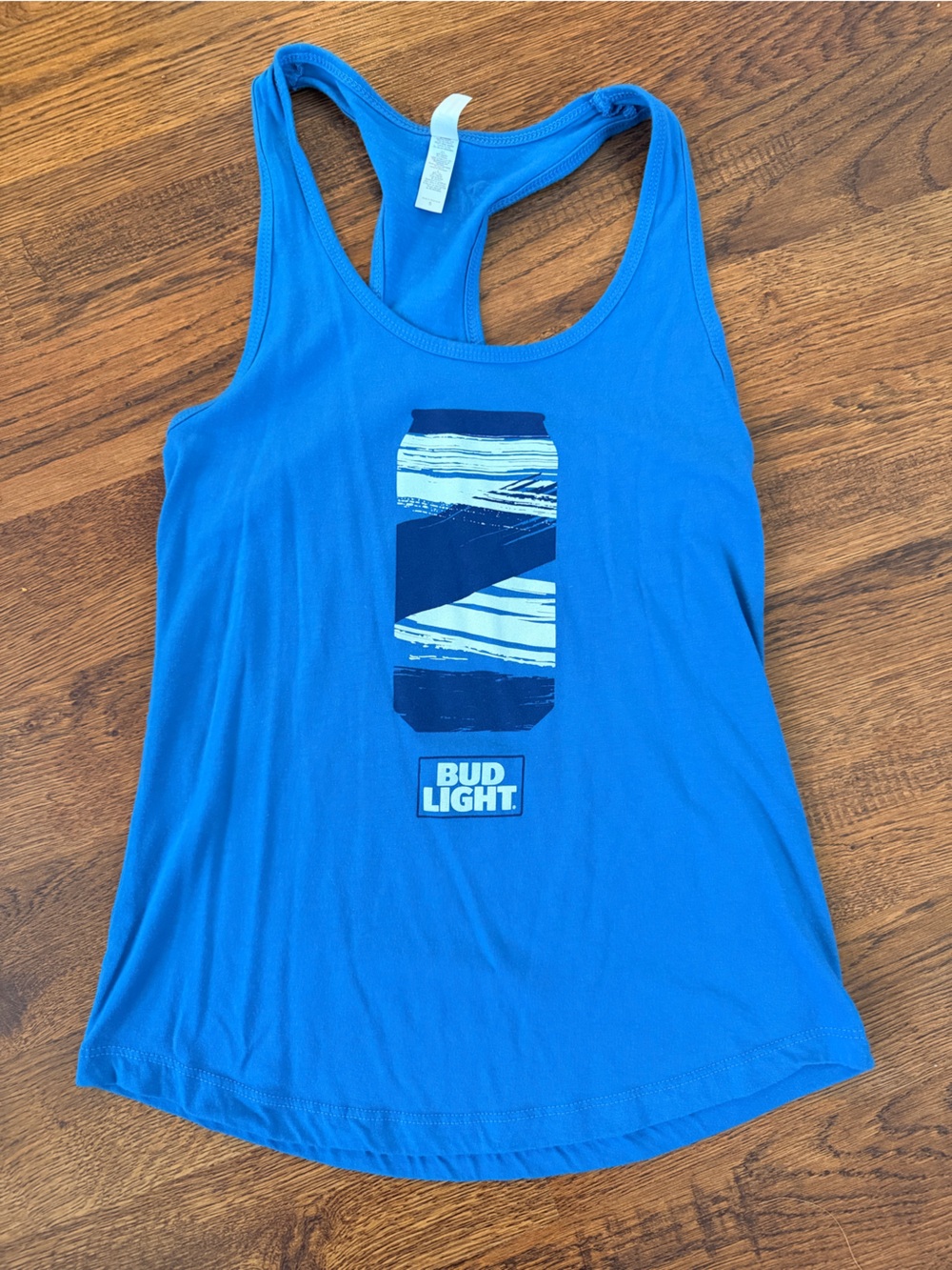Bud Light Women's Blue Racerback Tank Top